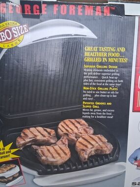 George Foreman Extra Large Electric Grill - Black